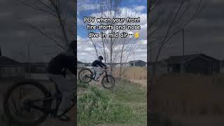 When your bronchi structure your nose though #automobile #smalljump #mtb #mtbreview #mountainbike