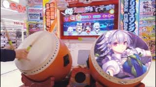 Japanese Drum Game 'Night of Nights' (Crazy Hard mode) Perfect Play challenge! by Yomii[composer]