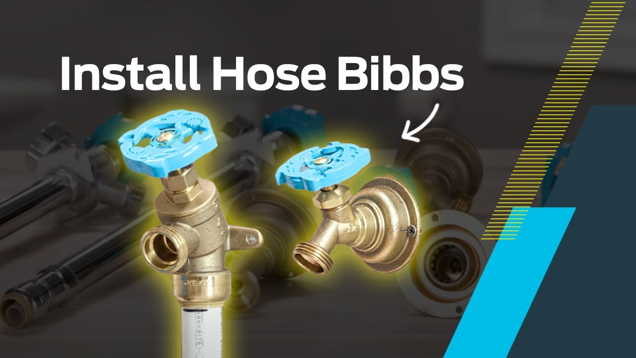 How To Install a SharkBite Outdoor Hose Bibb or Sillcock - YouTube.