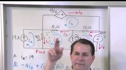 Section 18 - Mesh Current Problems with Dependent Sources - Part 4