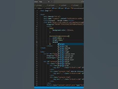 Fastest Way To Create Image Slider! Css Bootstrap #bootstrap - YouTube