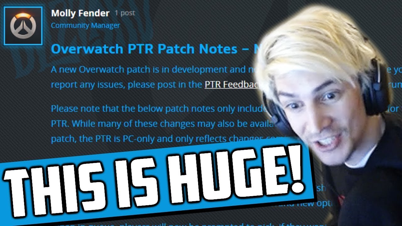 Overwatch Ptr Patch Notes