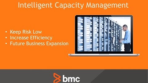 3 Key Areas: Capacity Planning with TrueSight Capacity Optimization