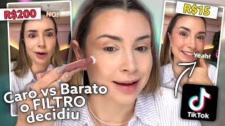 MAKE CARA VS BARATINHA - O FILTRO DECIDIU