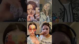 Afra Saraçoğlu&#39;nun güzellik sırrı maskeler mi?🎭💄🌹🧿😻#afrasaraçoğlu #beautiful #güzellik #makeup