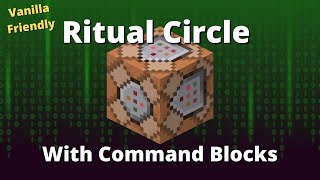 Minecraft Ritual Circle ( Vanilla, Multiplayer) Custom Particle Command