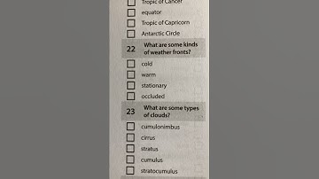 Classical Conversations - Cycle 1 - Week 22 - Science - Weather Fronts - Oh, When the Saints