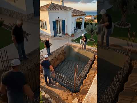 Wait for the Water… This Pool Build Is Unreal (AI) #heavycivil #construction #ia #pool #timelapse