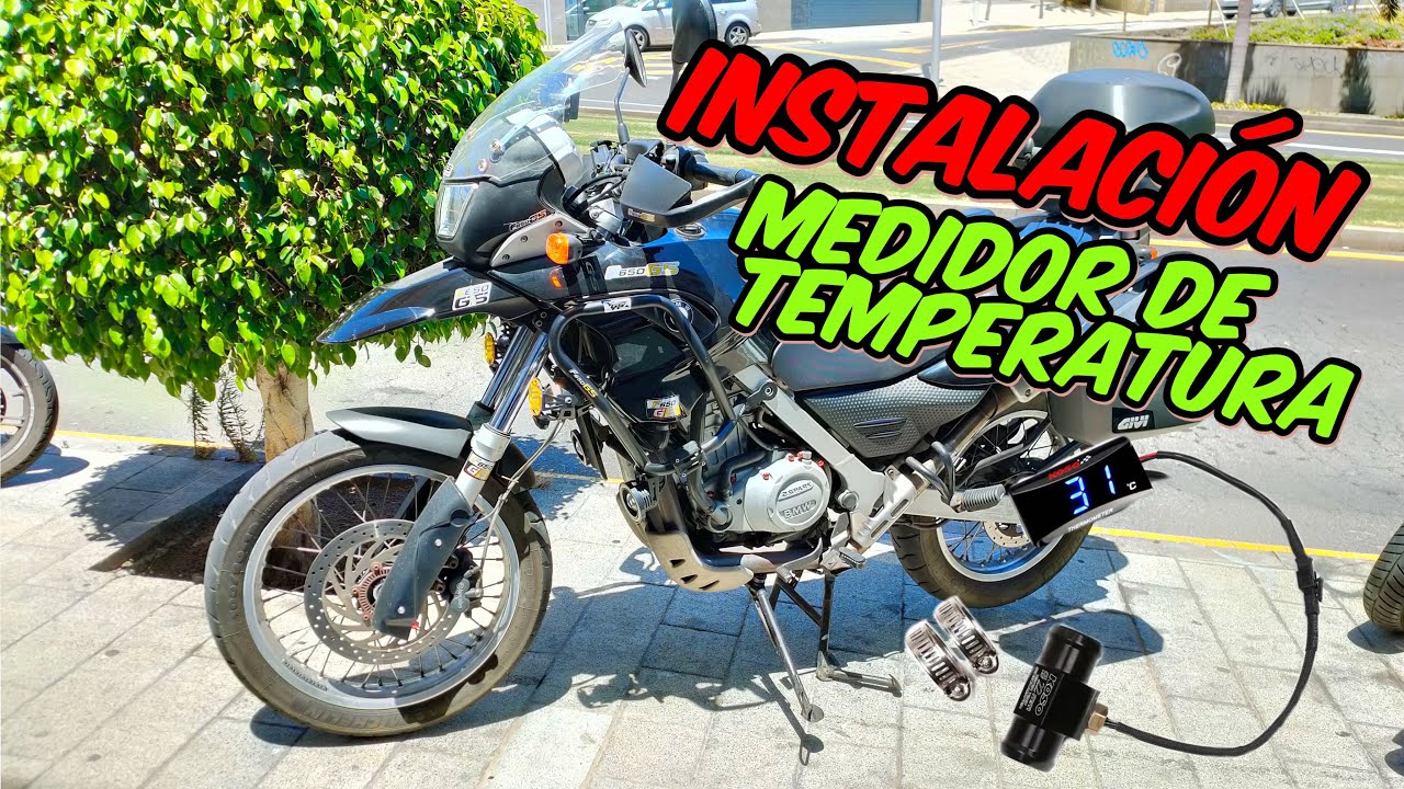 ¿Como Instalar una válvula de temperatura con medidor digital para BMW F650GS?