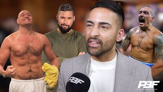DEV SAHNI QUESTIONS TONY BELLEW FOR SAYING OLEKSANDR USYK'S SIZE WILL CAUSE TYSON FURY PROBLEMS