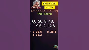 Brain Test Puzzle 🧠 | 99% Failed | Only Genius Can Solve this