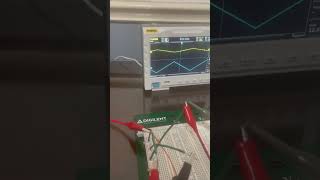 Triangle to sine wave converter for function generator.