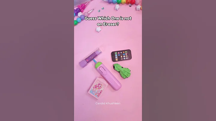 Which one is not an eraser? #crafts #sanrio #stationery #cute #artandcraft #kawaii #eraser #shorts