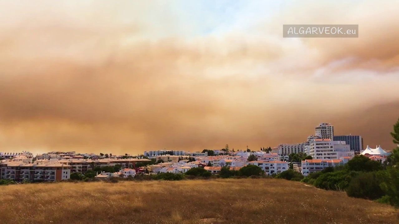 Incendio in Portogallo Algarve agosto 2018 - YouTube