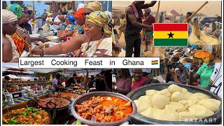 Experience the joy of GHANAIANS 🇬🇭 enjoying their local food and music | Food Festival | Ghana 2024