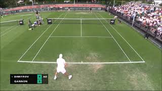 Grigor Dimitrov vs Conor Gannon | R2 Dublin • Highlights