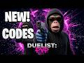 DUELIST: PVP (BETA) CODES [ROBLOX] *NEW* ALL WORKING 2026 CODES