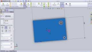 12- SolidWorks beginner TUTORIAL: HOLE WIZARD