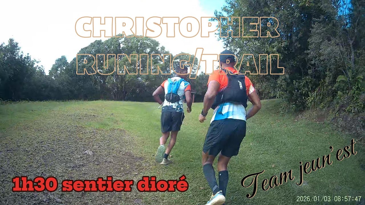 ENTRAÎNEMENT TRAIL🏃‍♂️ sentier dioré 🇷🇪〽️