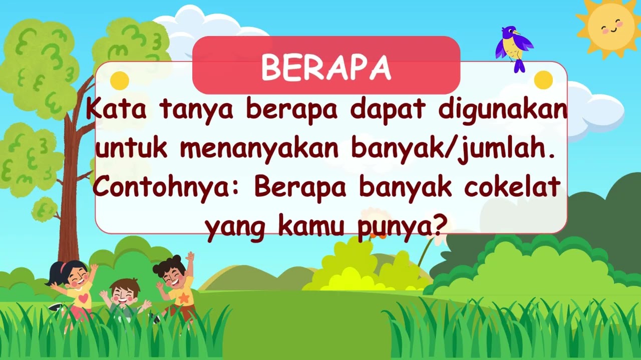 Mengenal Kalimat Tanya 🎀 Pembelajaran Bahasa dan Sastra Indonesia SD/MI 