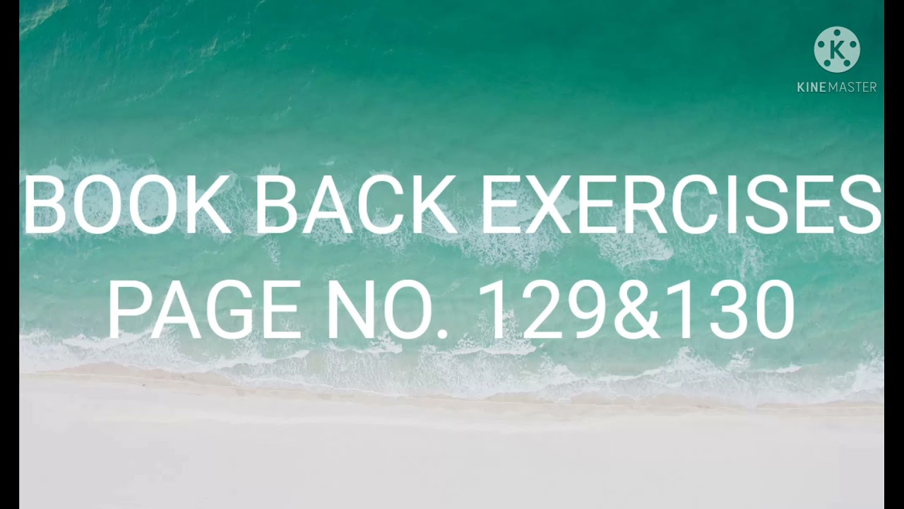 From a railway carriage book back exercises