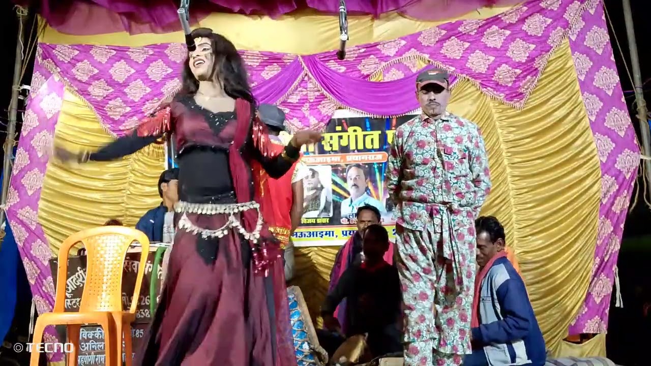 मास्टर लाल सिंह की नौटंकी पचरंगी गाना डांस गुड्डू डांसर आदर्श संजय जाकर देखा