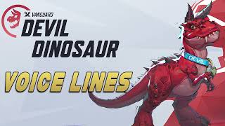 Marvel Rivals: Devil Dinosaur and Moongirl Voice Sounds