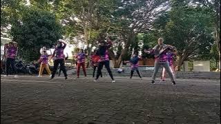 Senam Aerobik Sewu Kuto Kolaborasi Ambi Riko