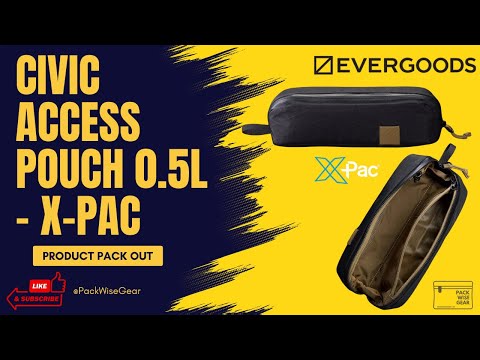 Evergoods CAP 0.5L X-Pac Review & EDC Tech Pouch Pack-Out