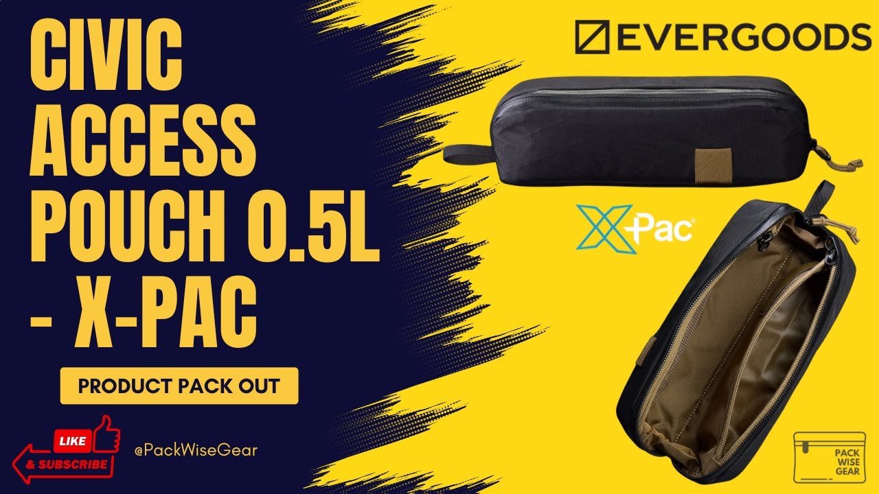 Evergoods CAP 0.5L X-Pac Review & EDC Tech Pouch Pack-Out - YouTube