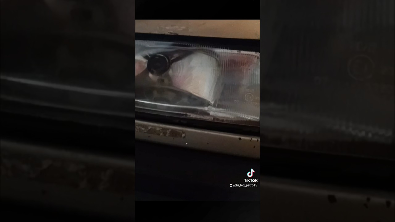 шлифовка стекла фары. Опель вектра. - YouTube