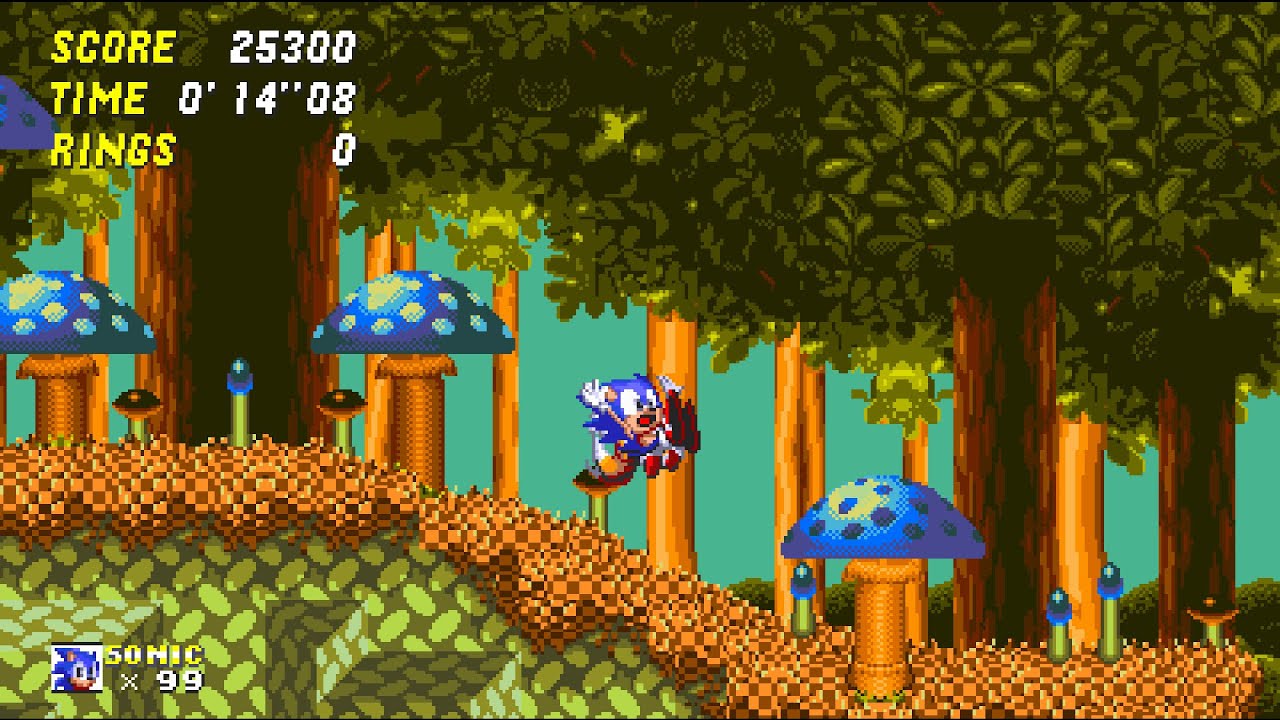 Mushroom Hill Zone Act 2 Extended Sonic 3 A.I.R YouTube
