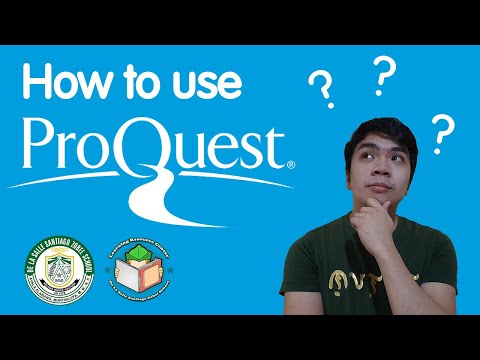 How to use ProQuest