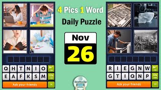 4 Pics 1 Word November 26 2022 Daily Puzzle Answer screenshot 2