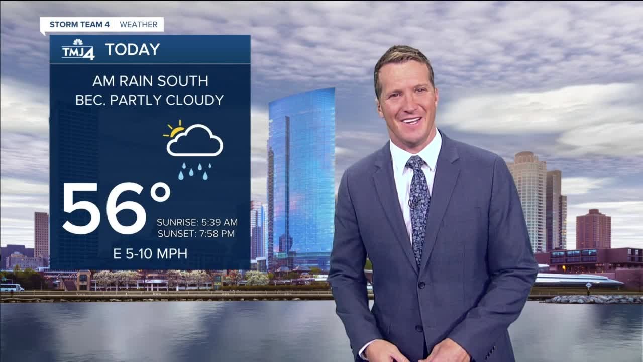 Partly cloudy and breezy Friday - YouTube