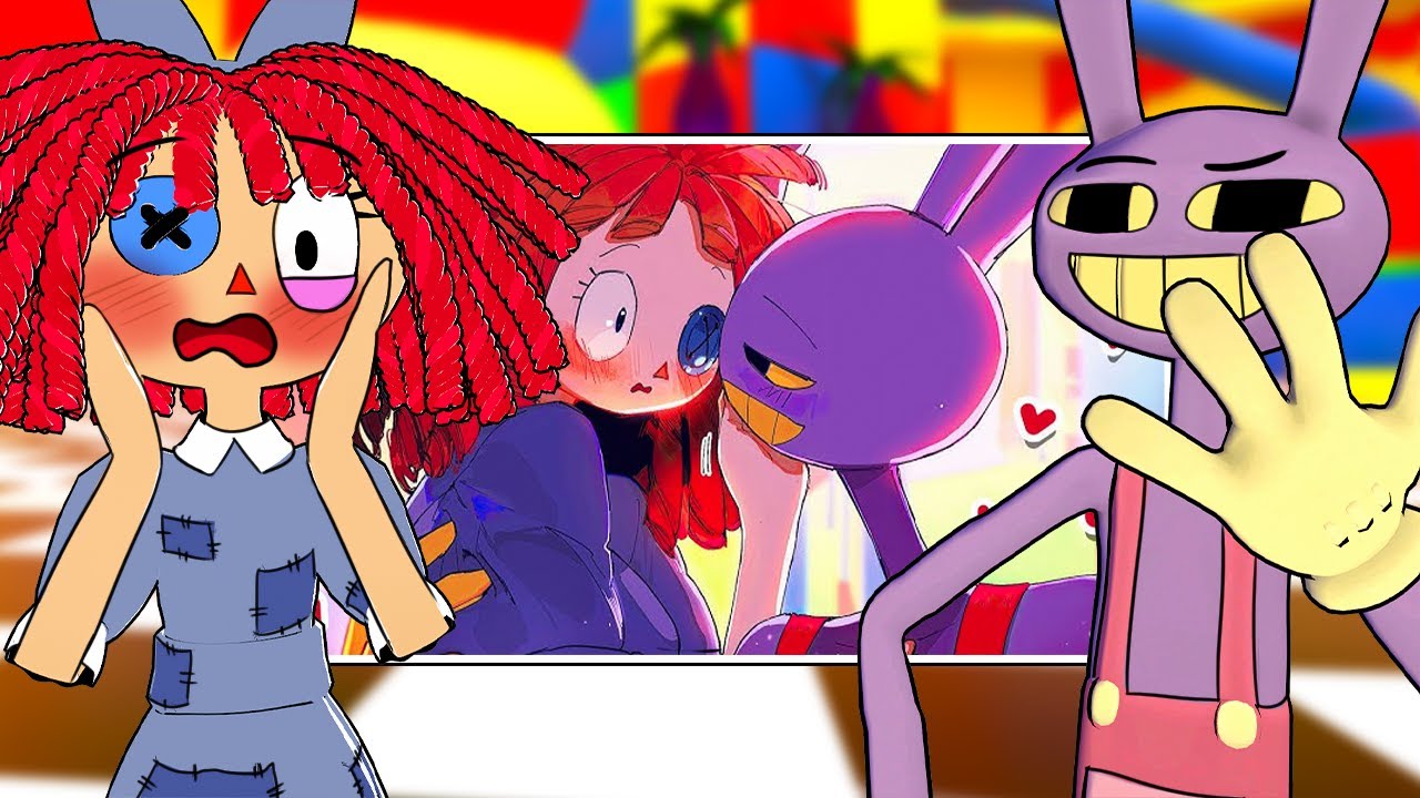 Jax e Ragatha REAGEM As MELHORES ARTES de The Amazing Digital Circus Vr