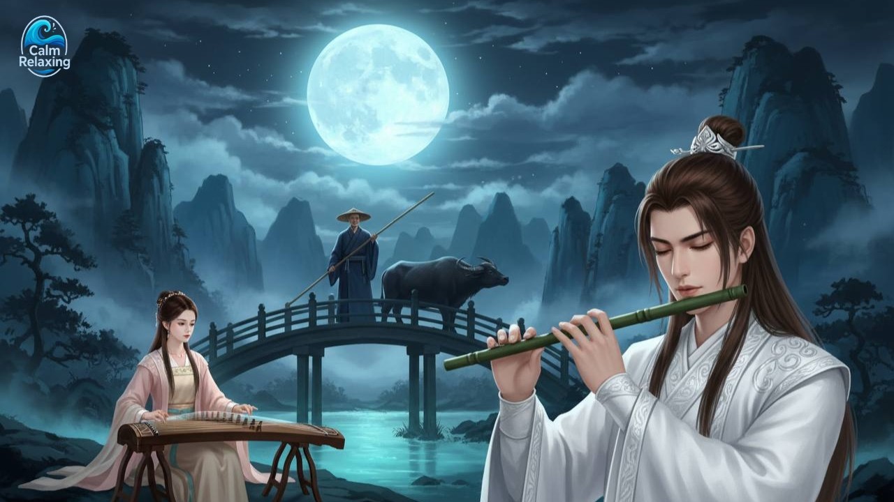 Soothing Chinese Melodies • Guzheng &  Flute for Relaxation & Healing