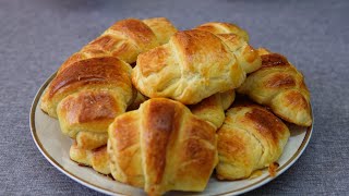 Perfect for breakfast! Soft and Tasty! Easy Croissant recipe Prepare now! Easy Bread Recipes