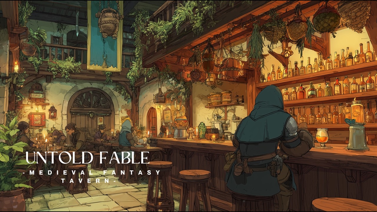 Medieval Fantasy Tavern | 1 Hour of Music and Ambience