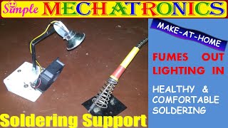 How to make Soldering | Soldering Stand | Soldering Station | Healthy Soldering | make at home | 12