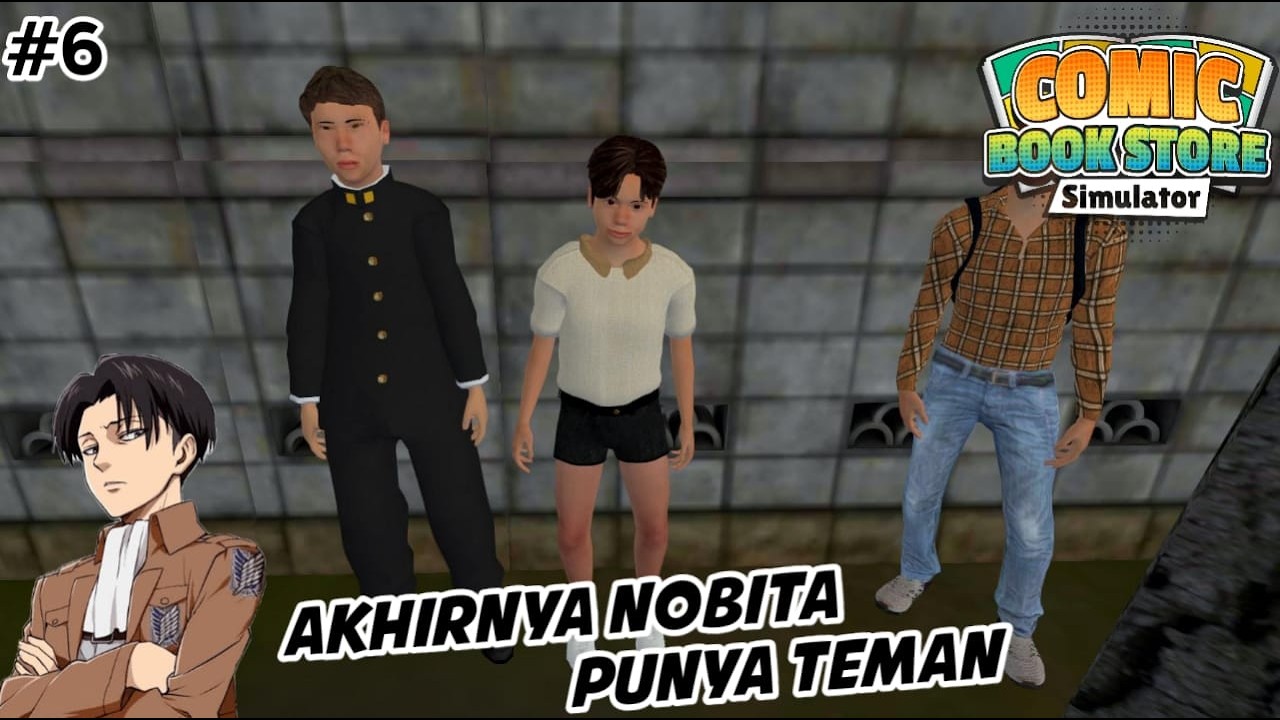 Akhirnya Si Nobita Punya Teman ~ Comic Book Store Simulator Indonesia Part 6