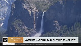 Yosemite National Park closes Friday as warm weather prompts flooding concerns