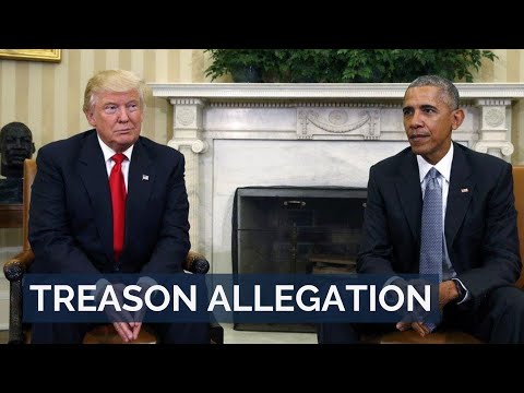 Trump accuses Obama of treason