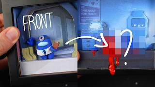 I made the AMONG US SHOW Crew (Blue) with clay (but don't look at the back...)