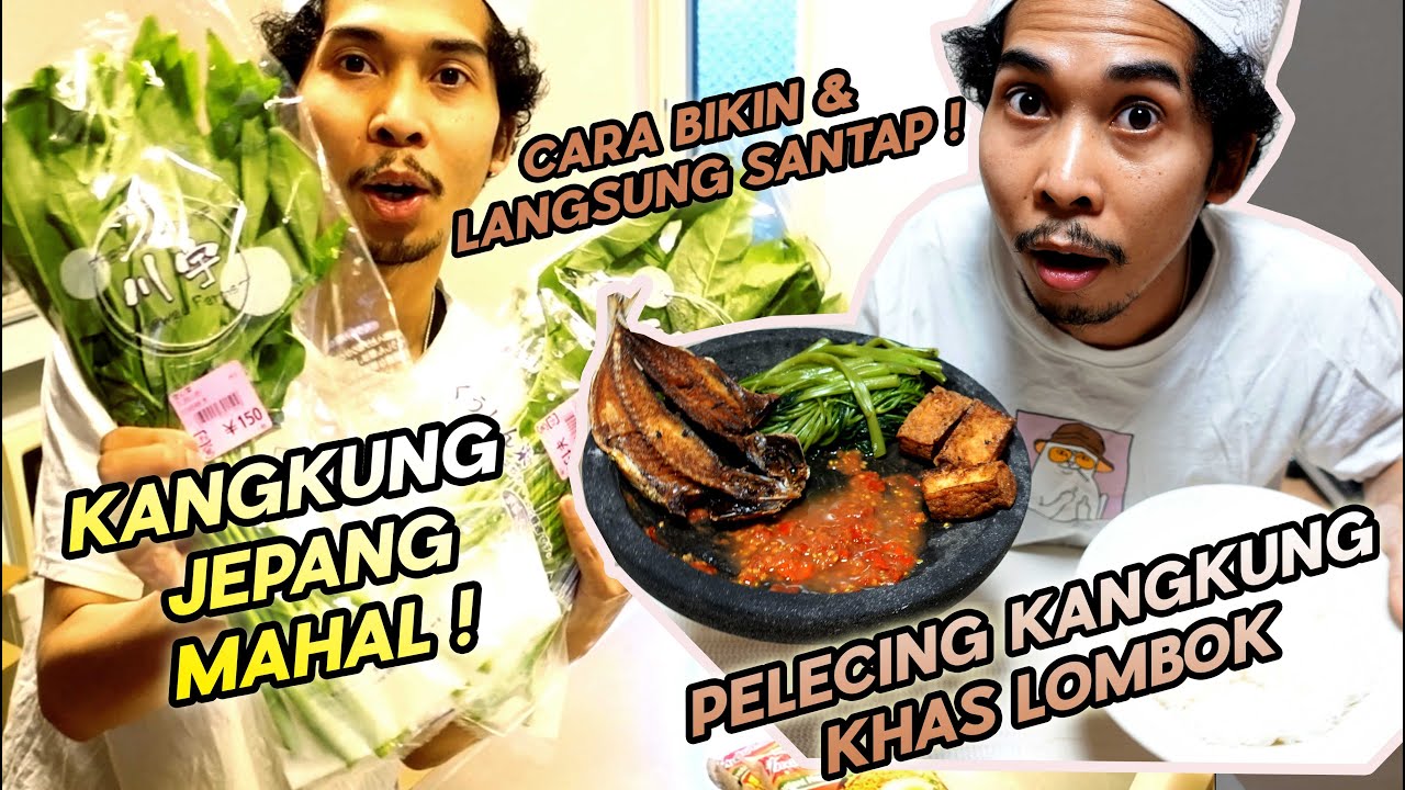 MENU BUKA PUASA MASAK PELECING KANGKUNG KHAS LOMBOK! SAMA IKAN ASIN