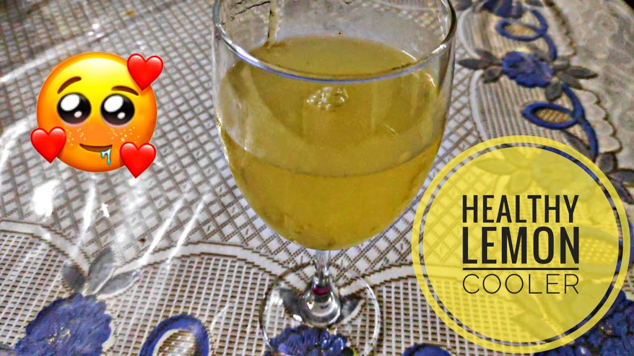 Tried healthy lemon Cooler drink🥰 YouTube
