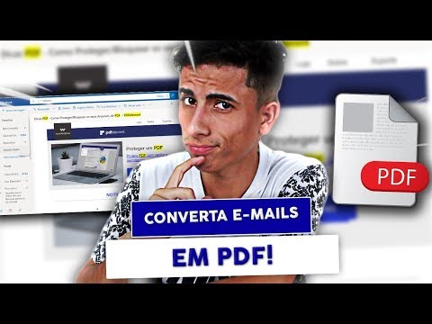 Como salvar email do outlook e converter em PDF
