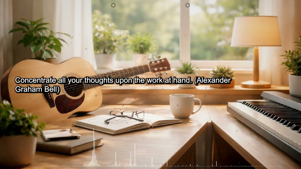 Work Music for Deep Focus – Calm Guitar & Soft Piano | Deep Focus Session 