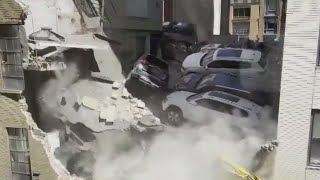 Famous Demolition continues on Lower Manhattan parking garage that collapsed Wealth