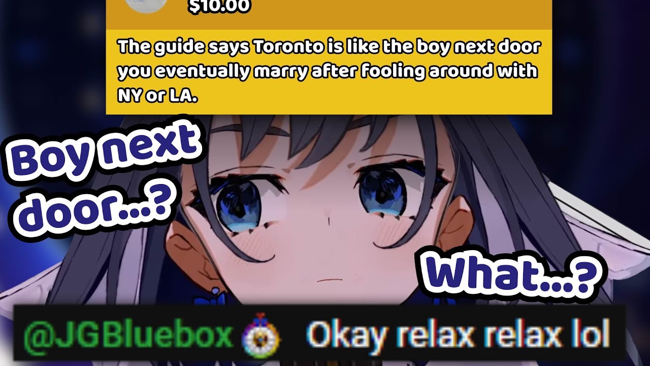 Kronii Slowly Losing Her Composure When Someone Said This About Toronto (Canada)